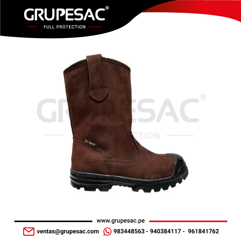 Bota-Campera-Punta-de-Acero-con-Punta-Reforzada Bota Campera Punta de Acero con Punta Reforzada