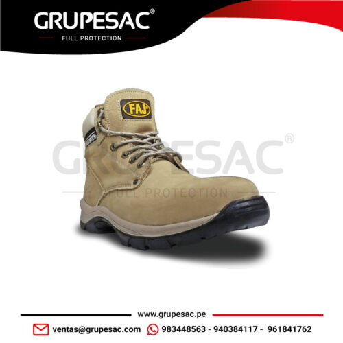 Botin Strong Rex Cuero Cocoa Faj