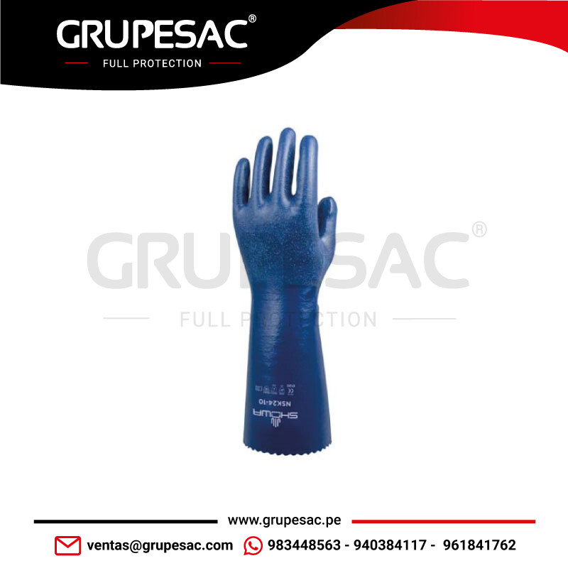 Guante para Liquidos y Quimicos Showa NSK24 Guante para Liquidos y Quimicos Showa NSK24