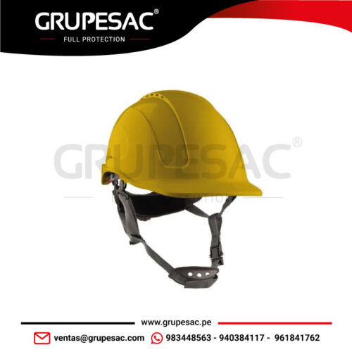 Casco MTA-V ABS Ventilado Barbiquejo Amarillo Steelpro