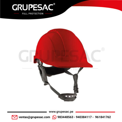 Casco MTA-V ABS Ventilado Barbiquejo Rojo Steelpro