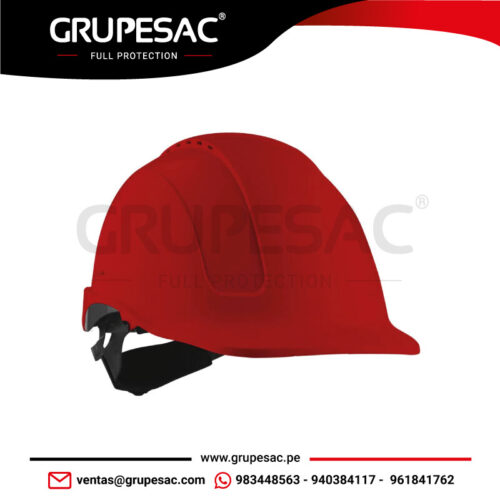 Casco MTA-V Basic ABS Ventilado Rojo Steelpro