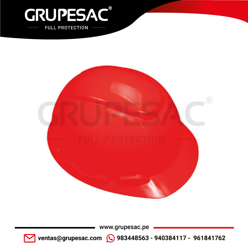 Casco-Rojo-Reflectivo-con-Portalámpara-H-700-3M Casco Rojo Reflectivo con Portalámpara H-700 3M