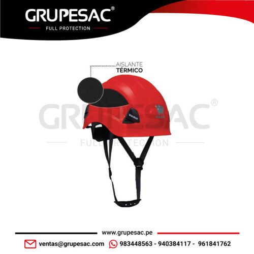 Casco Yako Rojo Steelpro