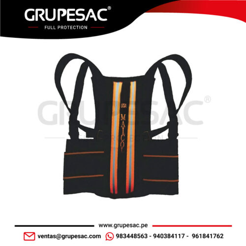 DORSO LUMBAR CON CORRECTOR DE POSTURA – MAICOL