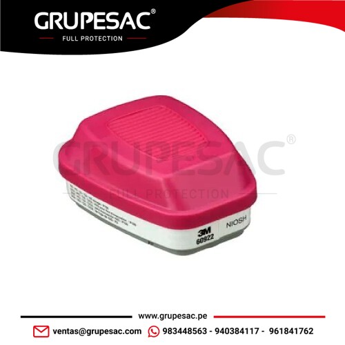 Filtro para Gases Ácidos y Partículas 60922 3M