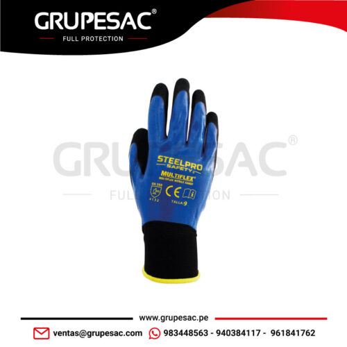Guante Multiflex Nitrile Sandy STEELPRO