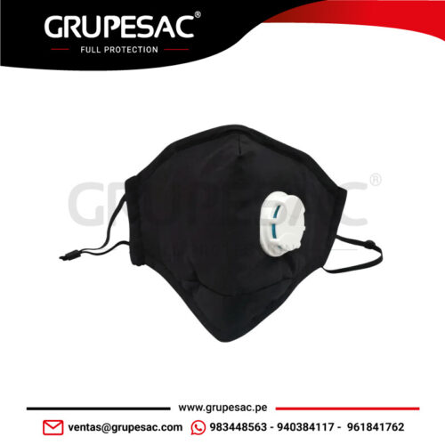 Mascarilla Black Anti Smog Steelpro