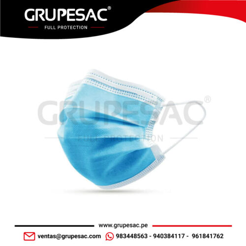 Mascarilla Desechable 3 Pliegues Steelpro