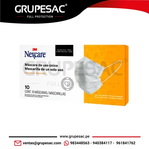 Mascarilla Deshechable Nexcare 3M