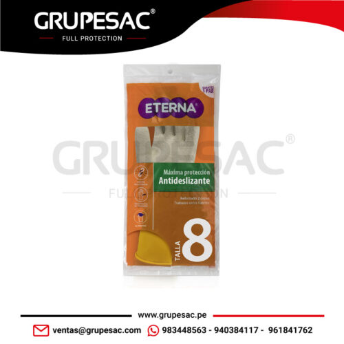 Guante Trabajo Pesado Antideslizante 2 Capas Eterna