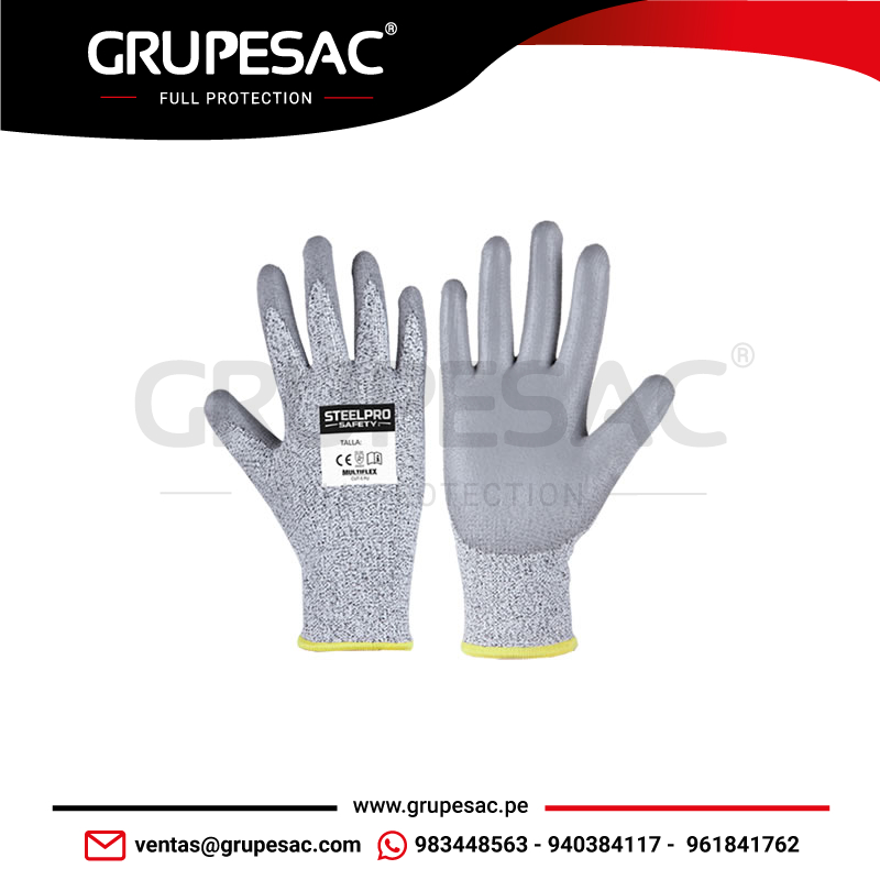 Guante Multiflex Cut-5 PU STEELPRO Guante Multiflex Cut-5 PU STEELPRO