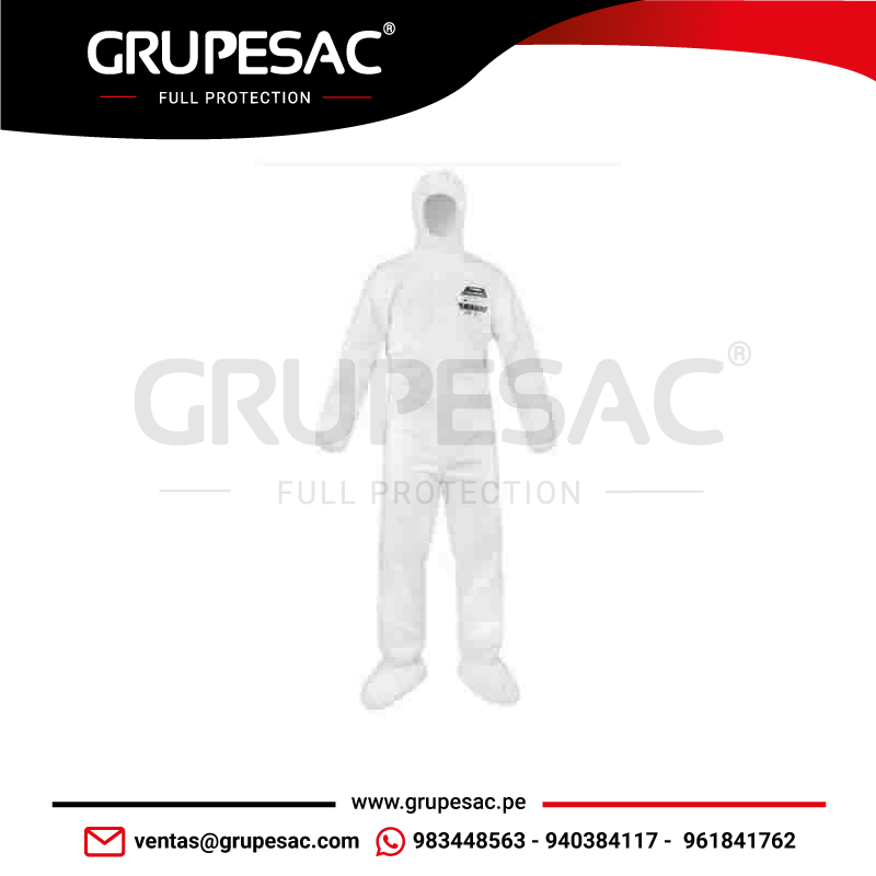 Mameluco Descartable con Bota EMN414 Tipo 5 y 6 Lakeland Mameluco Descartable con Bota EMN414 Tipo 5 y 6 Lakeland
