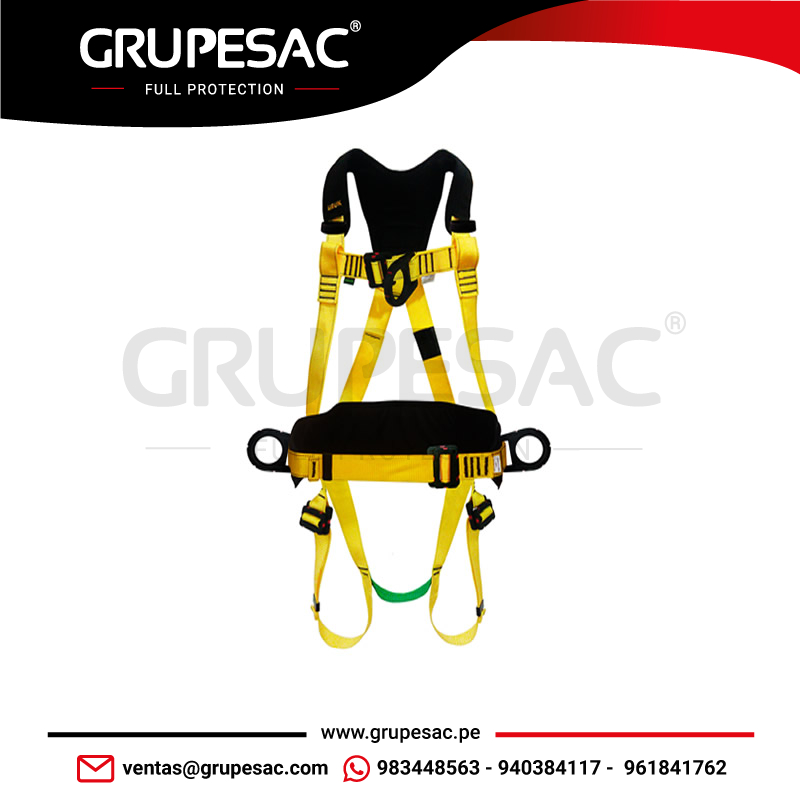 Arnés Dieléctricos 4 anillos con Apoyo Lumbar Arnés Dieléctricos 4 anillos con Apoyo Lumbar